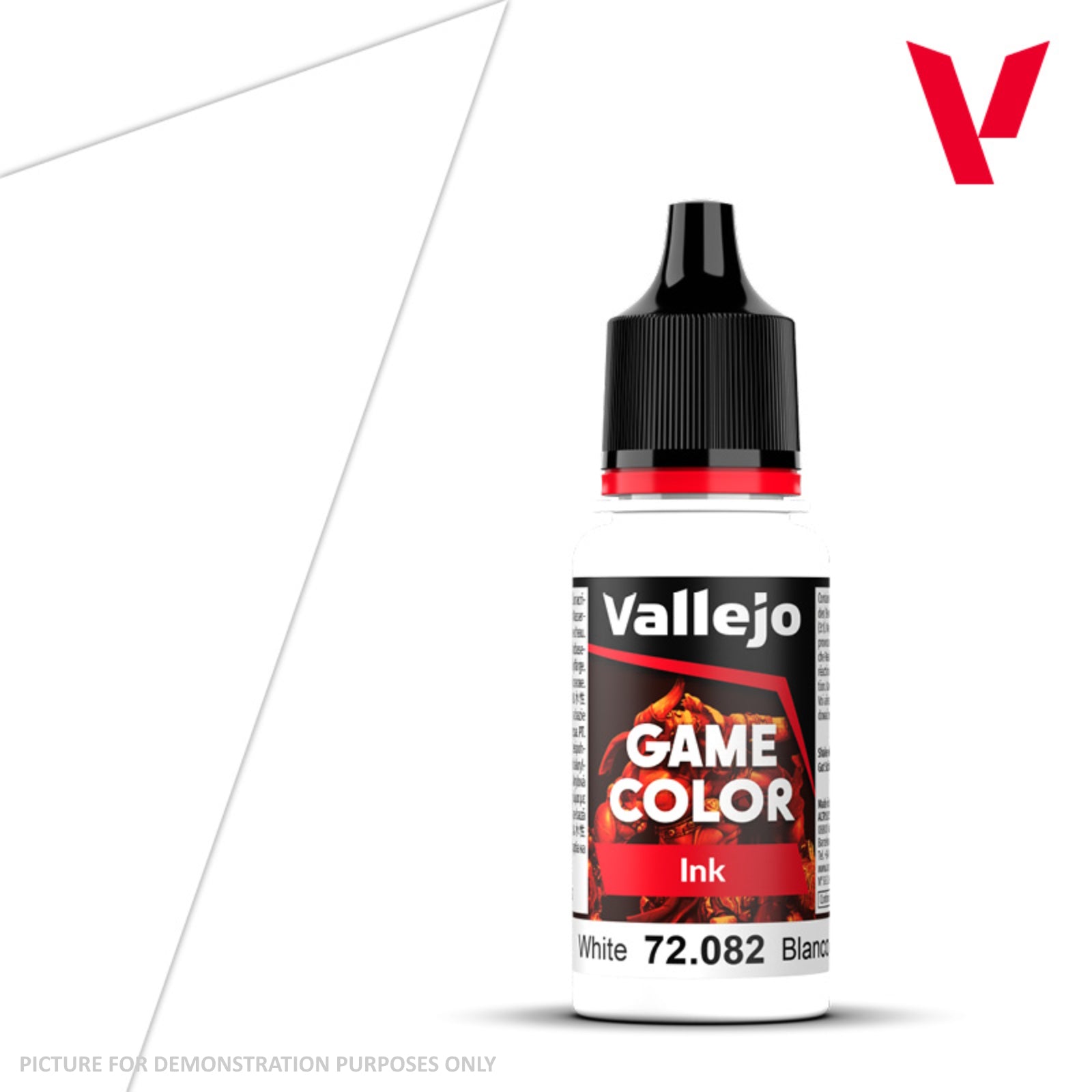 Vallejo Game Colour Ink - 72.082 White 18ml
